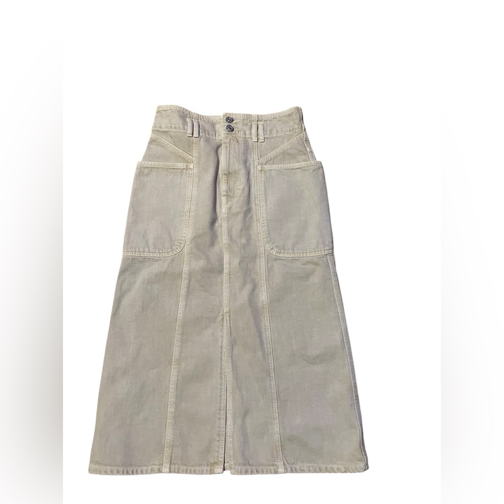 Isabel Marant beige Utility Maxi Skirt